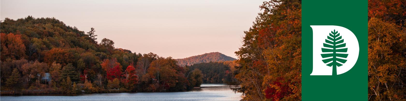 LinkedIn Banner showing the Connecticut River in the fall. 