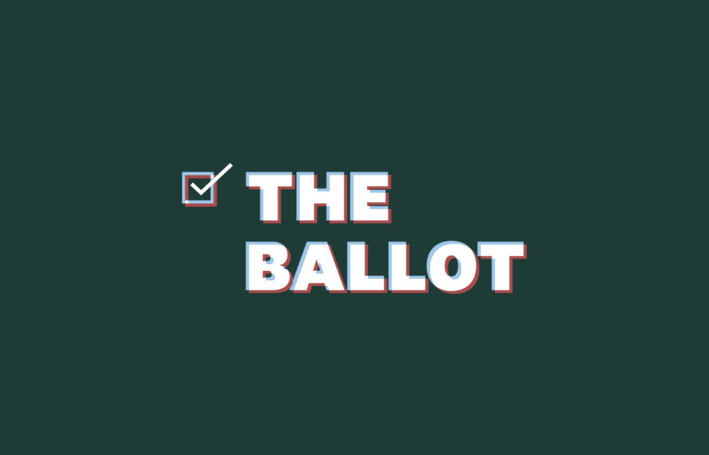 The Ballot Podcast logo.
