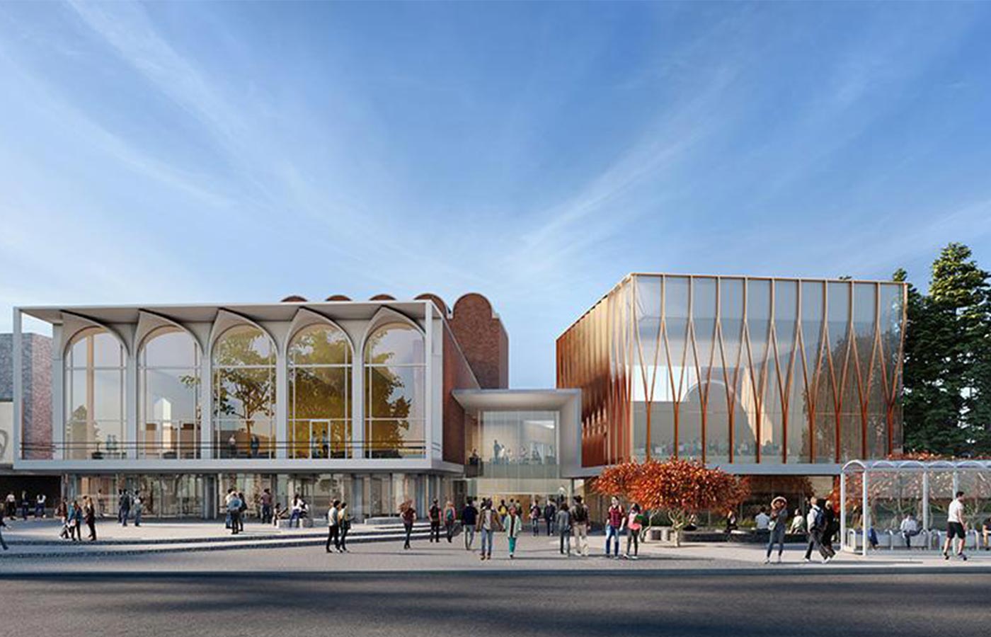 Hopkins Center's rendering post renovation