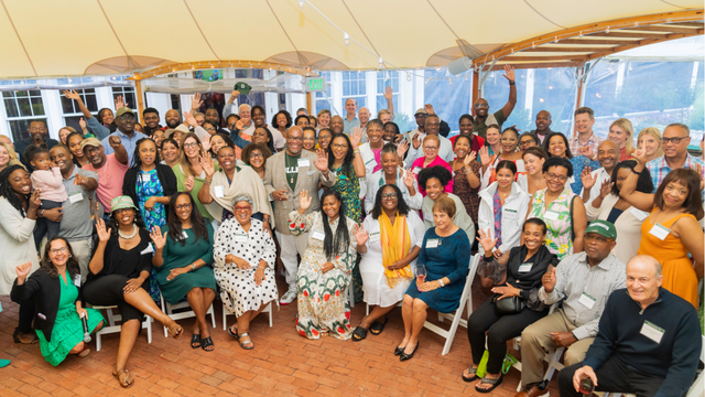 A group shot of all of the attendees of the 2023 BADA Martha's Vineyard event. 
