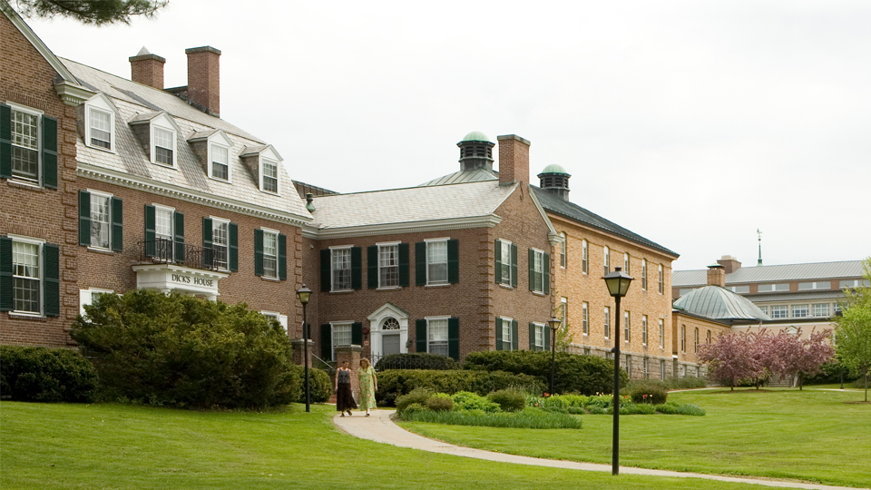 Exterior shot of Dick's House, which includes the Counseling Center
