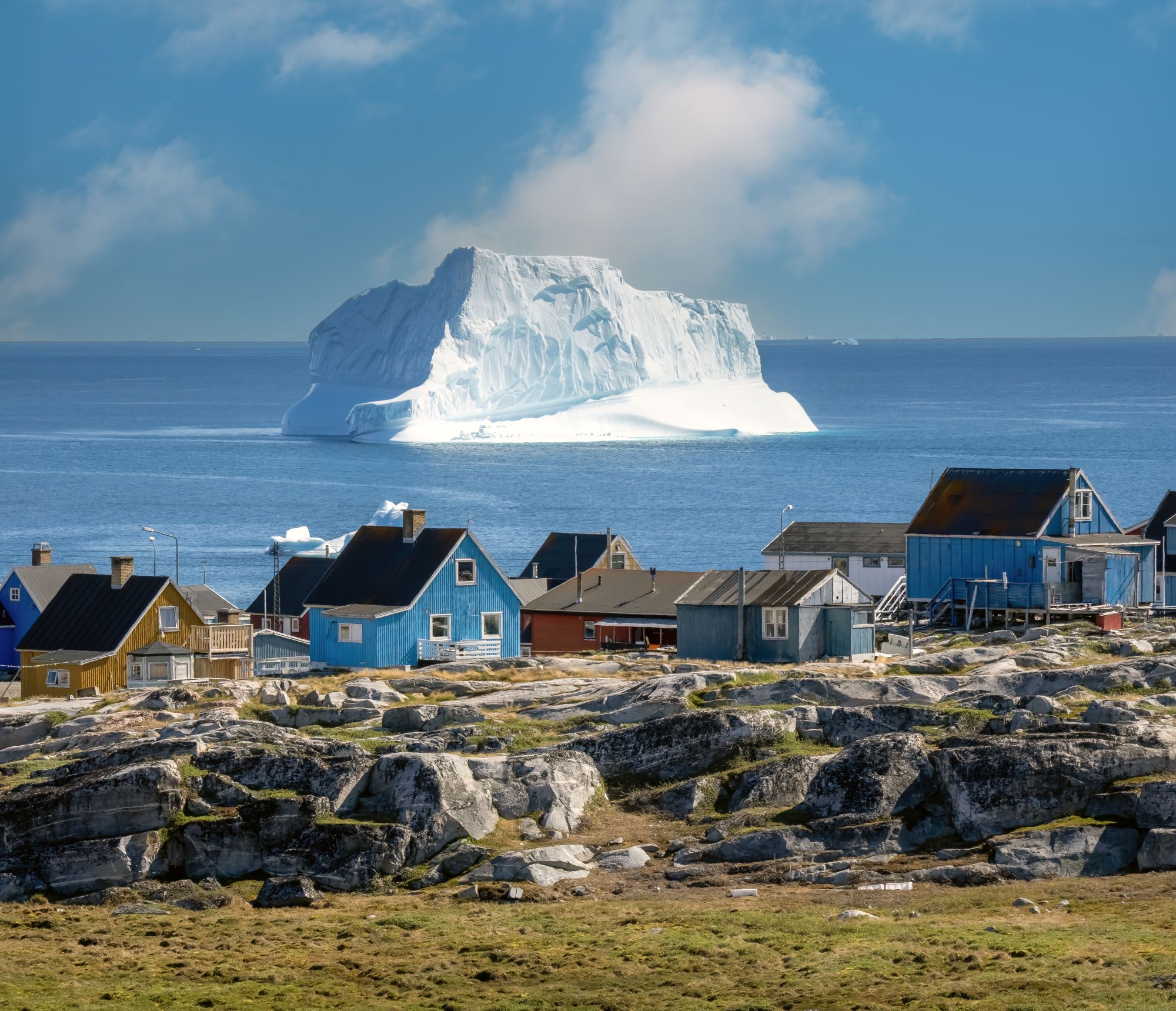 Greenland coastal city