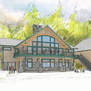 Rendering of the Sailing Boathouse