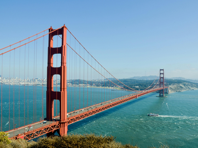 Golden Gate Bridge midday