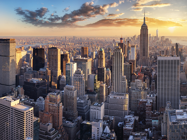 New York city skyline