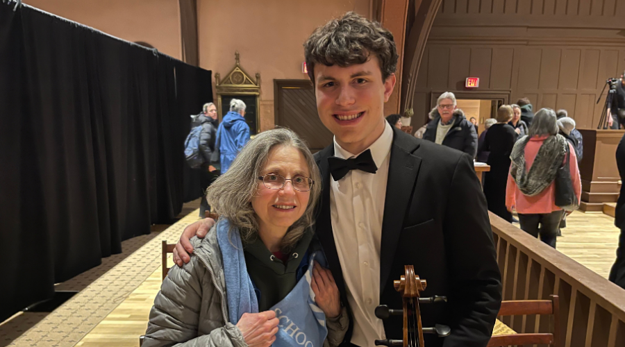 Tyler Grubelich ’26   Cellist, biomedical engineering and music double major 