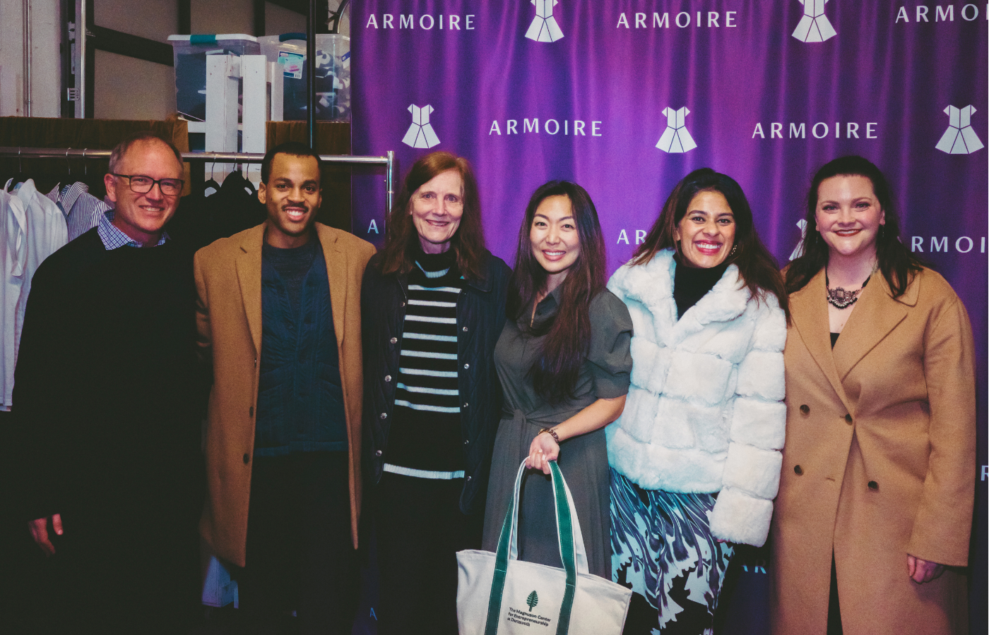 The judges and Magnuson staff posing with the winner, Alice Kim 02. 