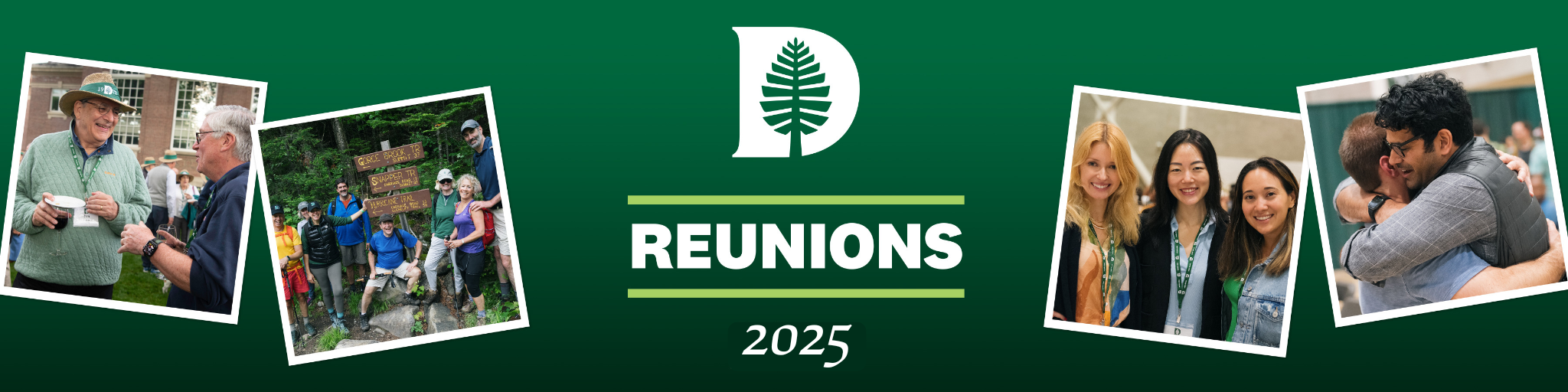 Dartmouth Reunions 2025 banner