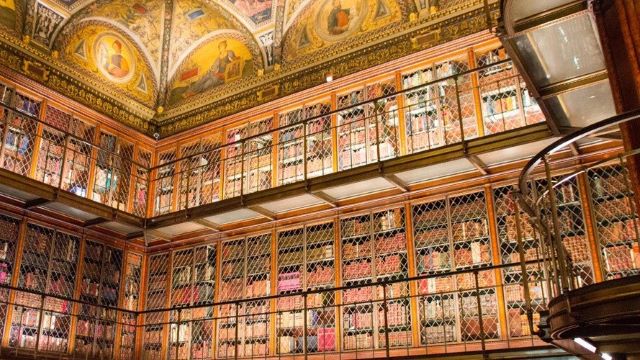 Morgan Library Bookshelves