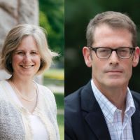 Jennifer Lind (left) and Daryl Press (right)