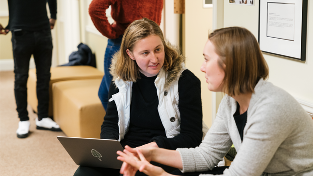 Alum getting help at Dartmouth Center for Career Design