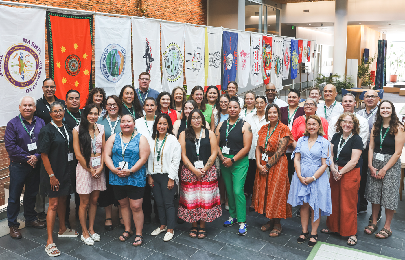 Tribal leaders gathered for a group photo
