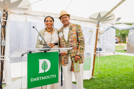 BADA officers President Maria Cole ’84 and TreasurerEric Freeman ’88