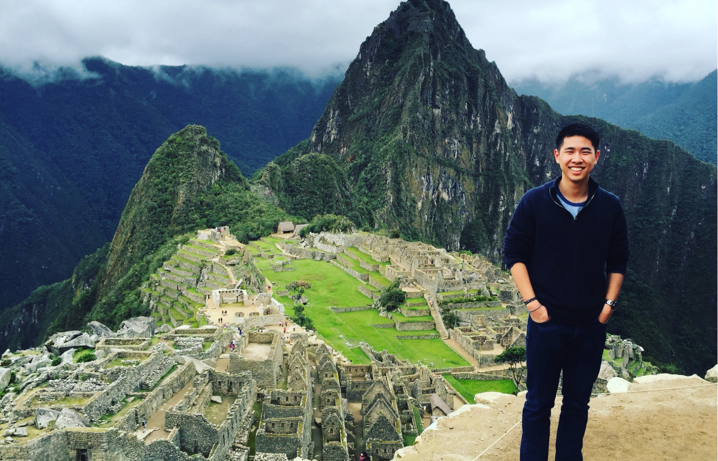 Hoi Wong ’17 at Machu Picchu