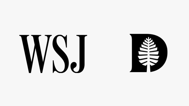 Wall Street Journal logo and DPine collage