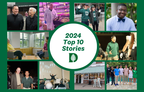 A collage of images with a logo that reads "2024 Top 10 Stories"