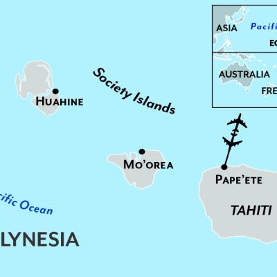 Photo of Tahiti Trip Map